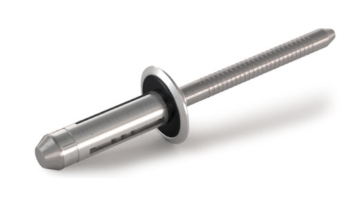 Rivetti  a strappo alte prestazioni S-Trifar testa cilindrica - Alluminio / Alluminio con guarnizione